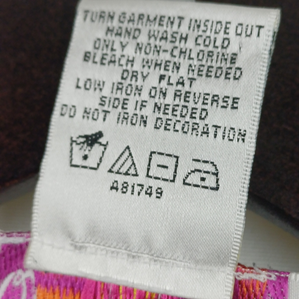 Quacker Factory Winter Velour Embroidered Jacket Christmas Trees XL Black A81749 - Picture 4 of 7